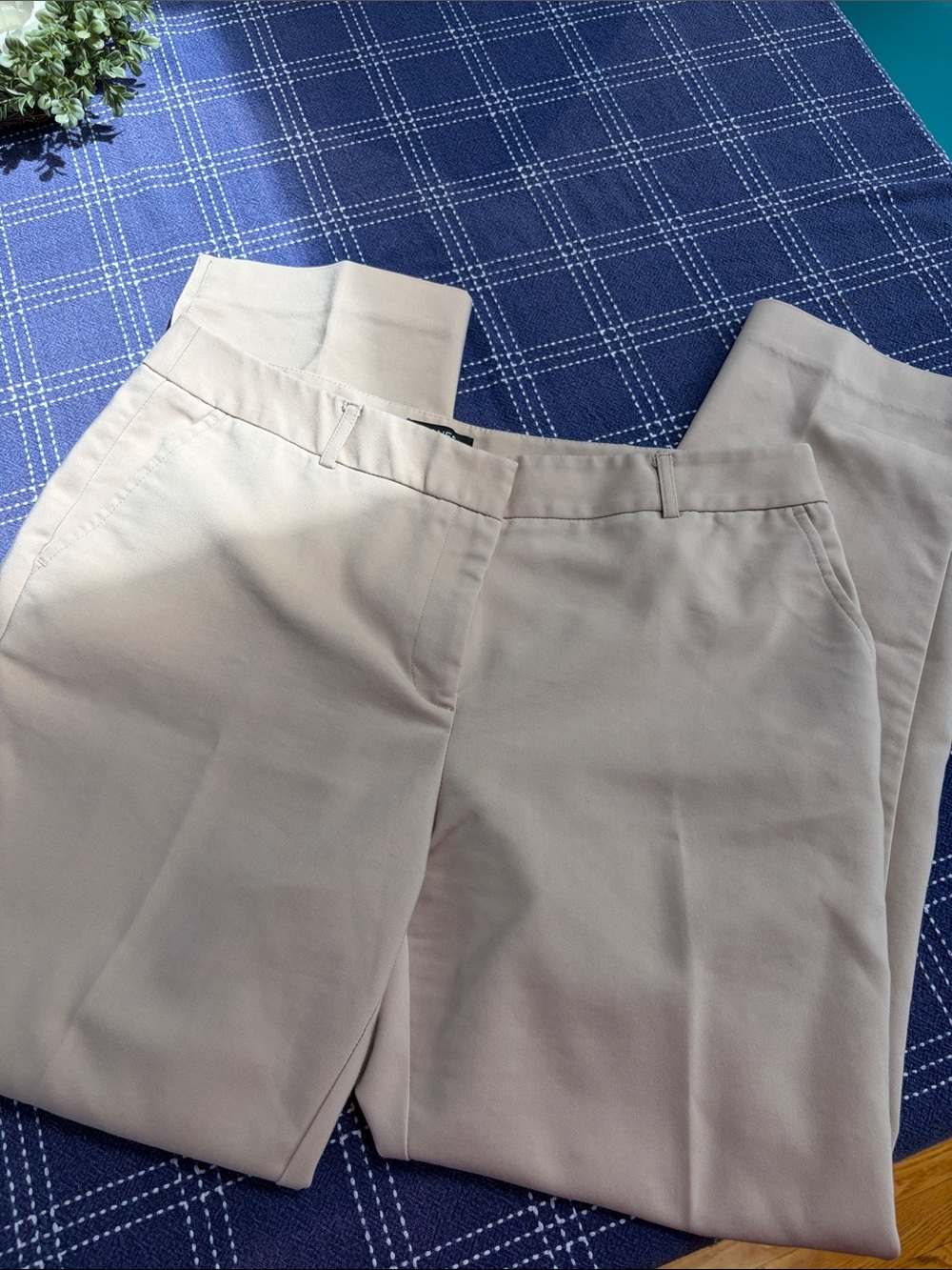 Jones New York Beige Grace Ankle Pants 10
